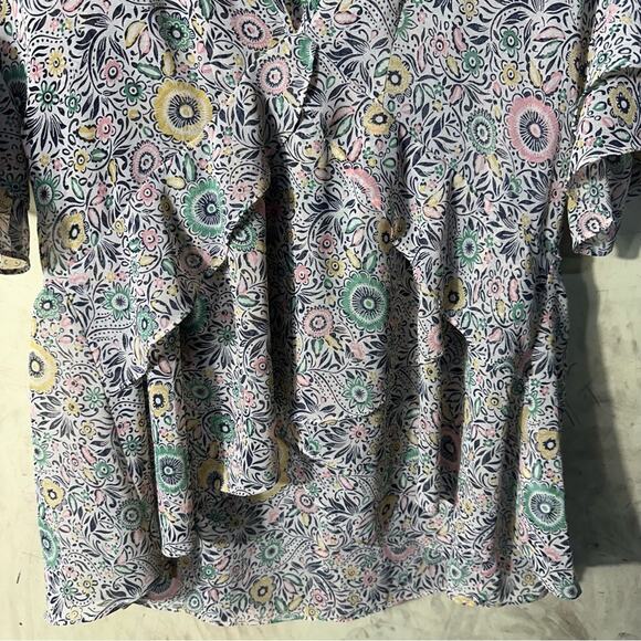 Cabi Poet Floral Babydoll Top Size Small - Picture 6 of 8